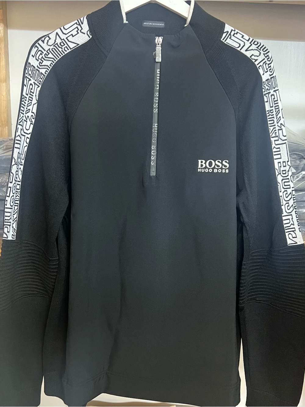 Hugo Boss Black Moisture-Management Half-Zip Top